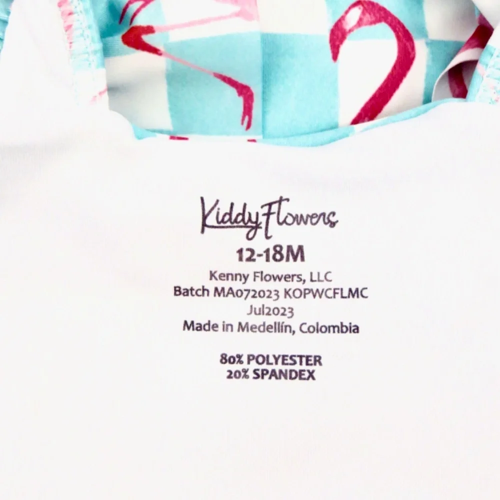 NEW! Kenny Flowers Kiddy Flowers The Copacabana One Piece Swim 12-18 Months